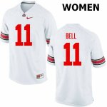 Women's Ohio State Buckeyes #11 Vonn Bell White Nike NCAA College Football Jersey Wholesale PUG7344XQ
